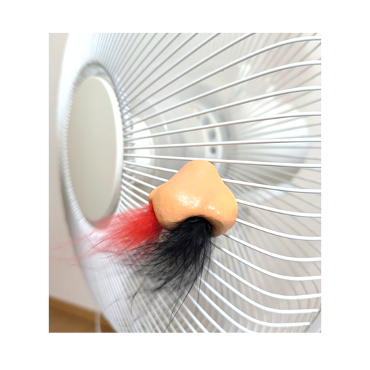 鼻型風鈴「伸び盛り」 扇風機飾り