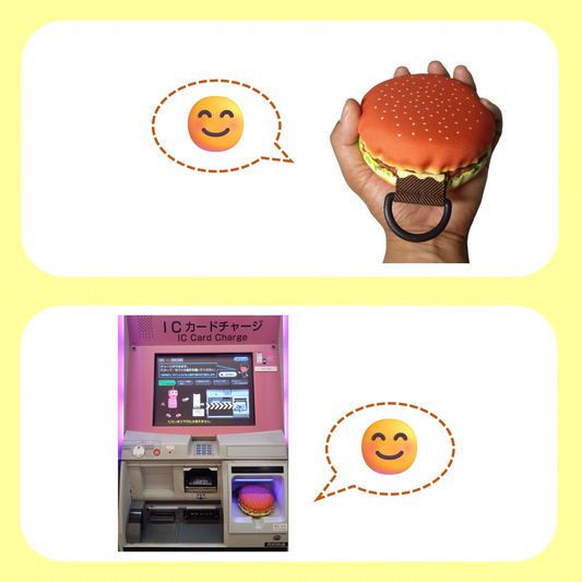 ハンバーガー型パスケース「パス バーガー」