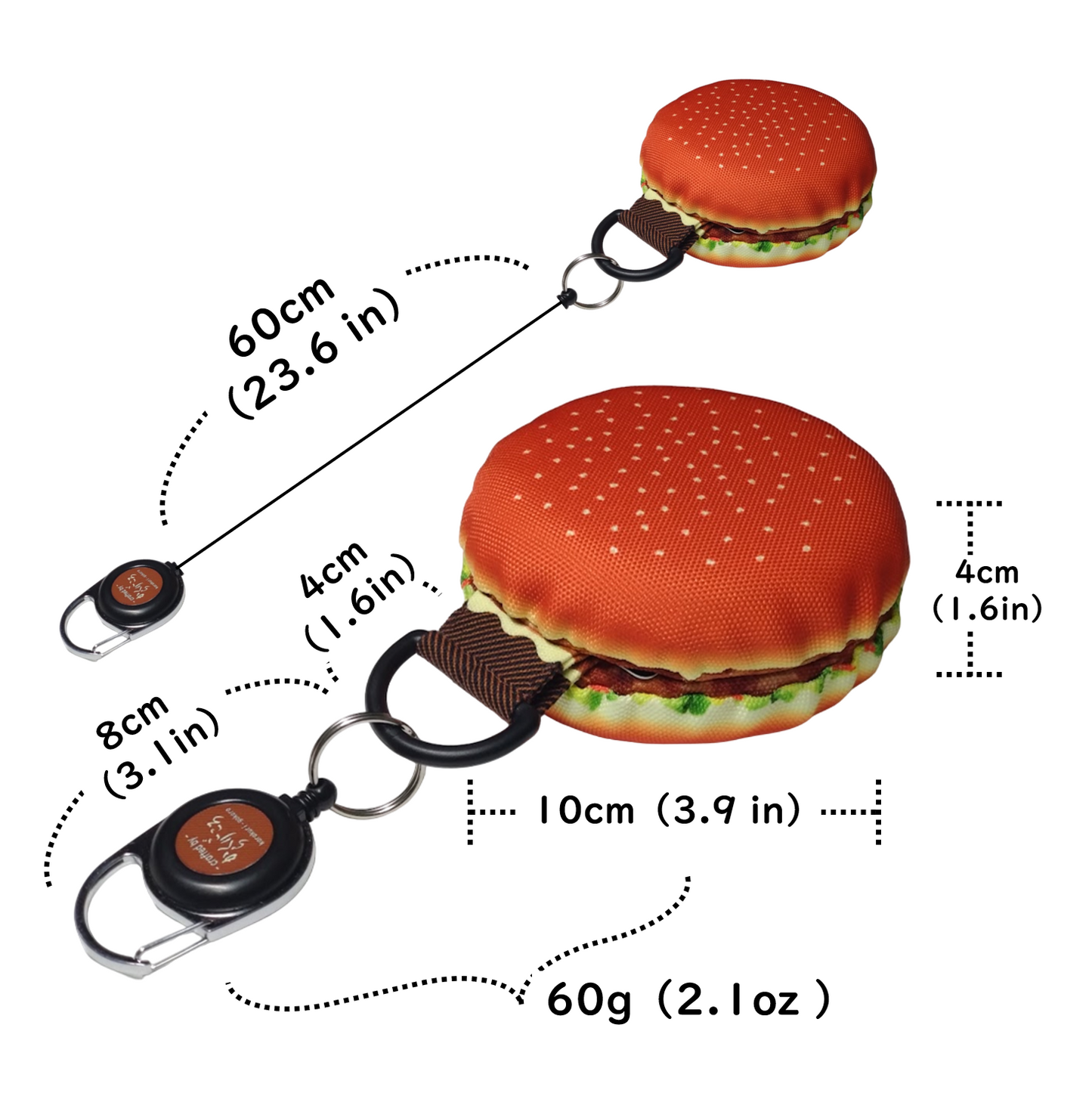 ハンバーガー型パスケース「パス バーガー」