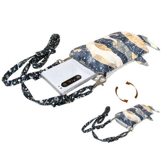 ジンベイザメ型スマホショルダー 「しっくり じんべい」