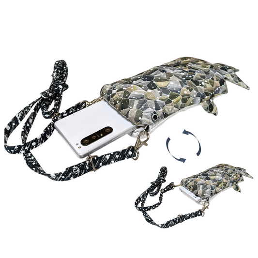 ジンベイザメ型スマホショルダー 「しっくり じんべい」