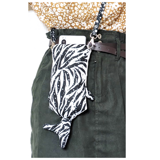 鯨鯊造型智慧型手機肩背包