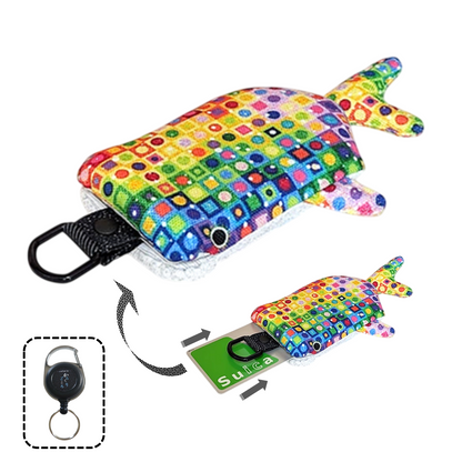 ジンベイザメ型パスケース　「しっくり こじんべい」