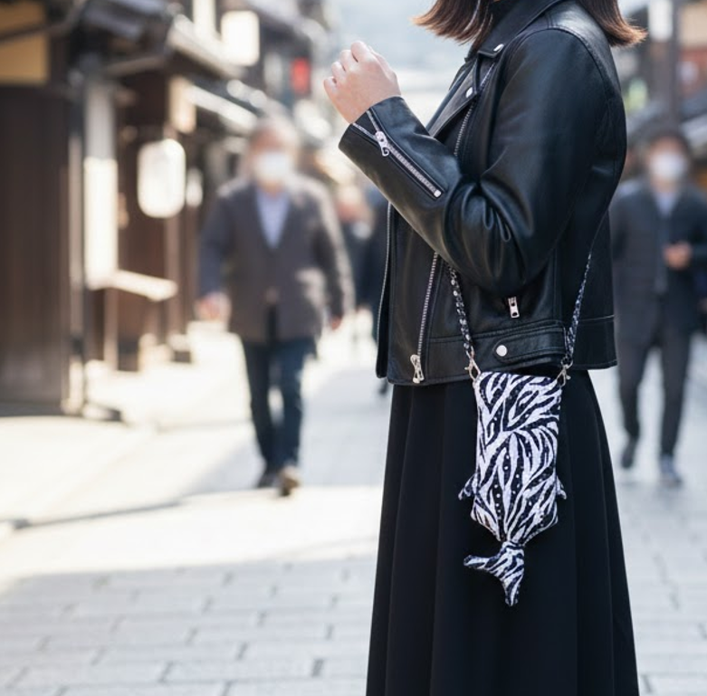 ジンベイザメ型スマホショルダー　「しっくり じんべい」