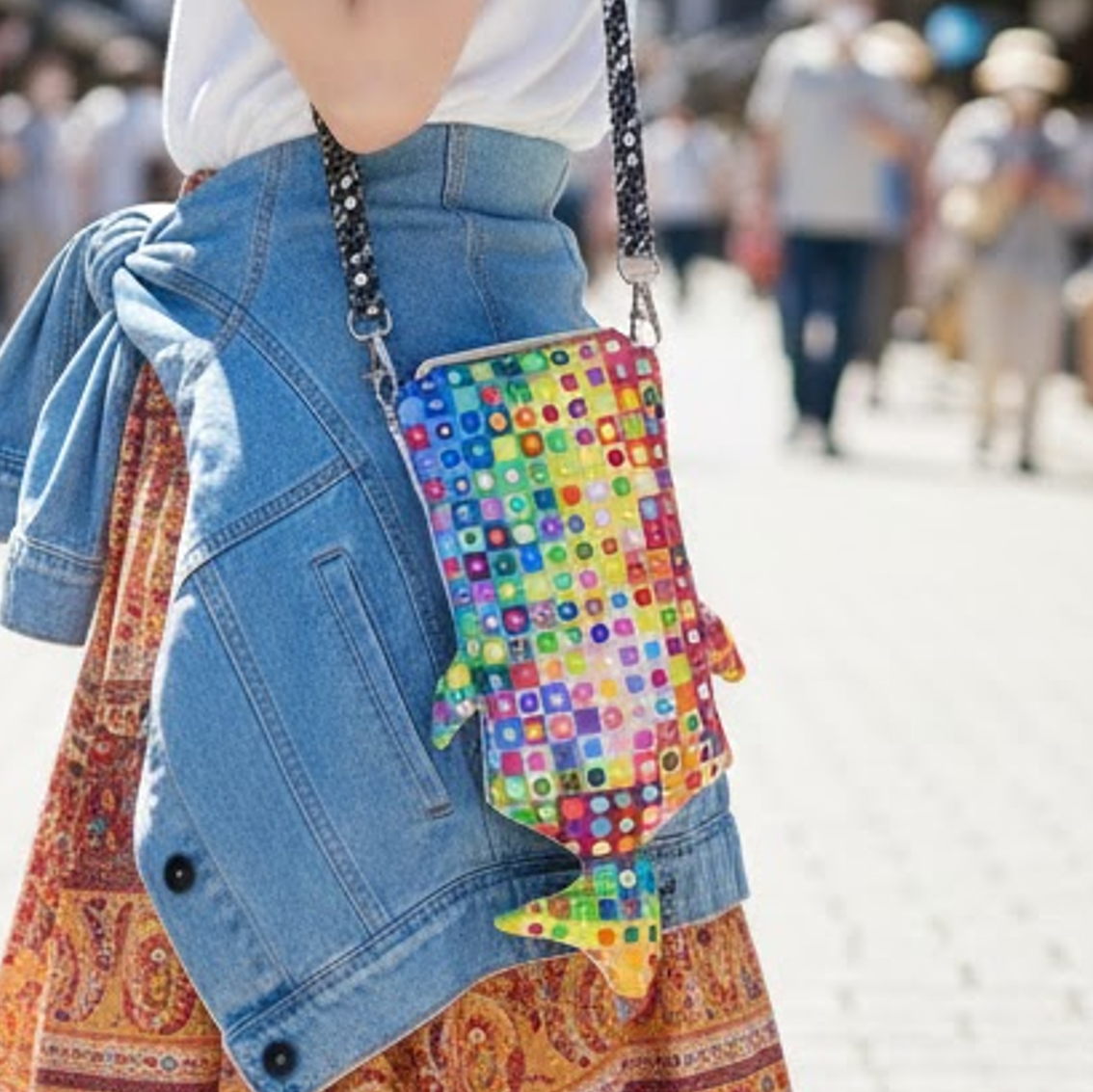 ジンベイザメ型スマホショルダー　「しっくり じんべい」