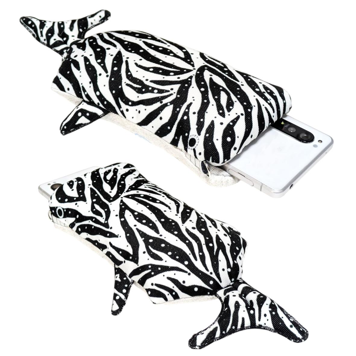 ジンベイザメ型スマホショルダー　「しっくり じんべい」