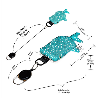 ジンベイザメ型パスケース　「しっくり こじんべい」