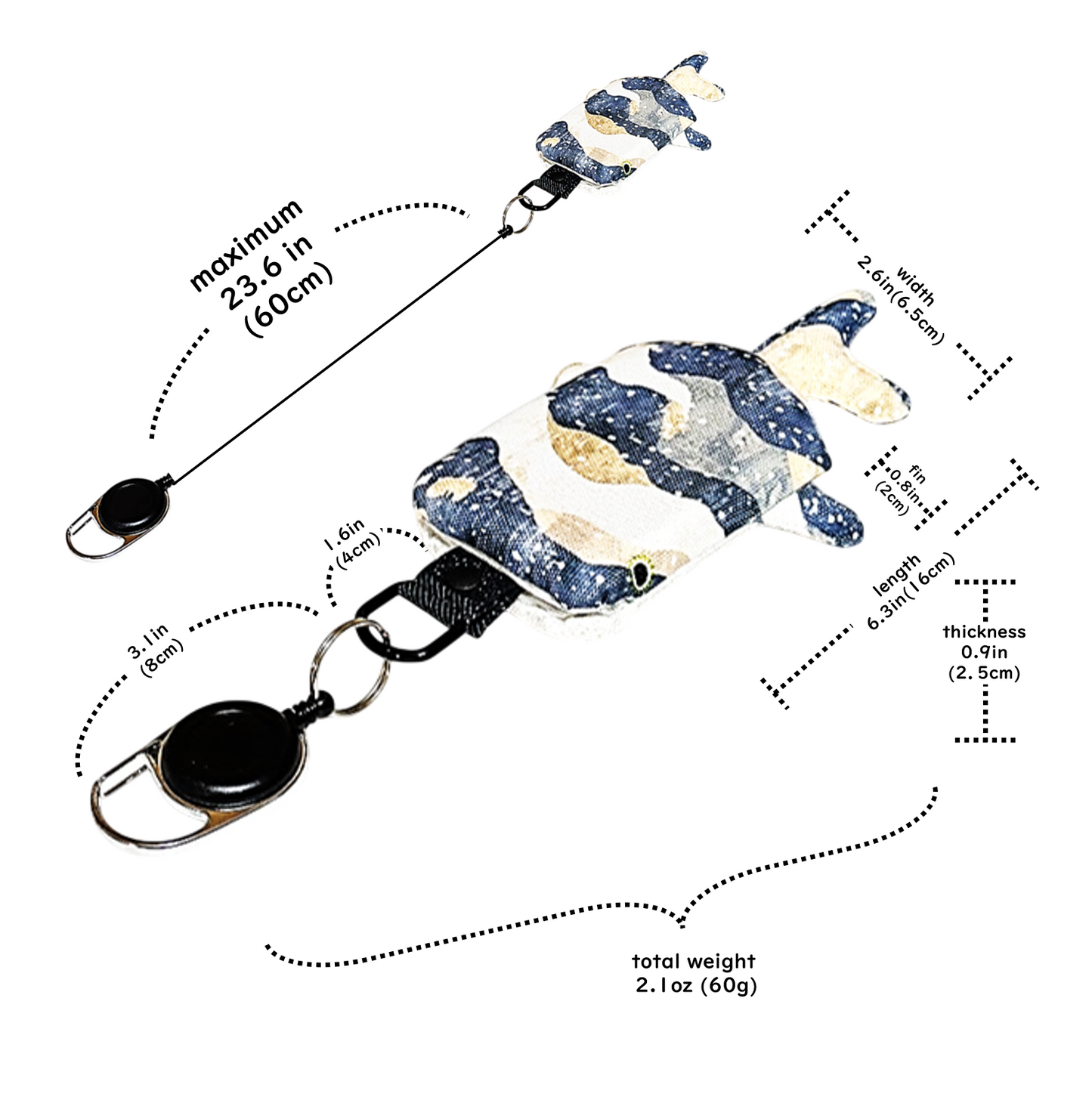 ジンベイザメ型パスケース　「しっくり こじんべい」