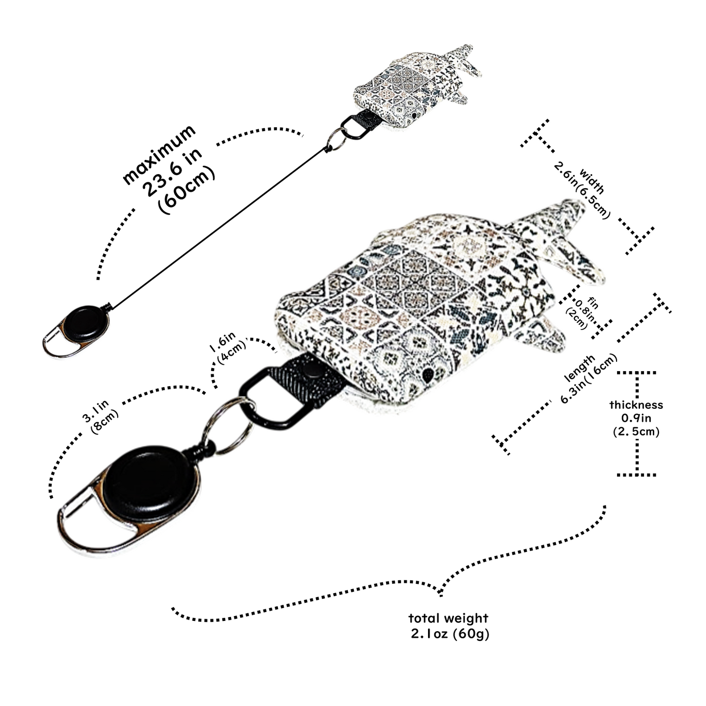 ジンベイザメ型パスケース　「しっくり こじんべい」