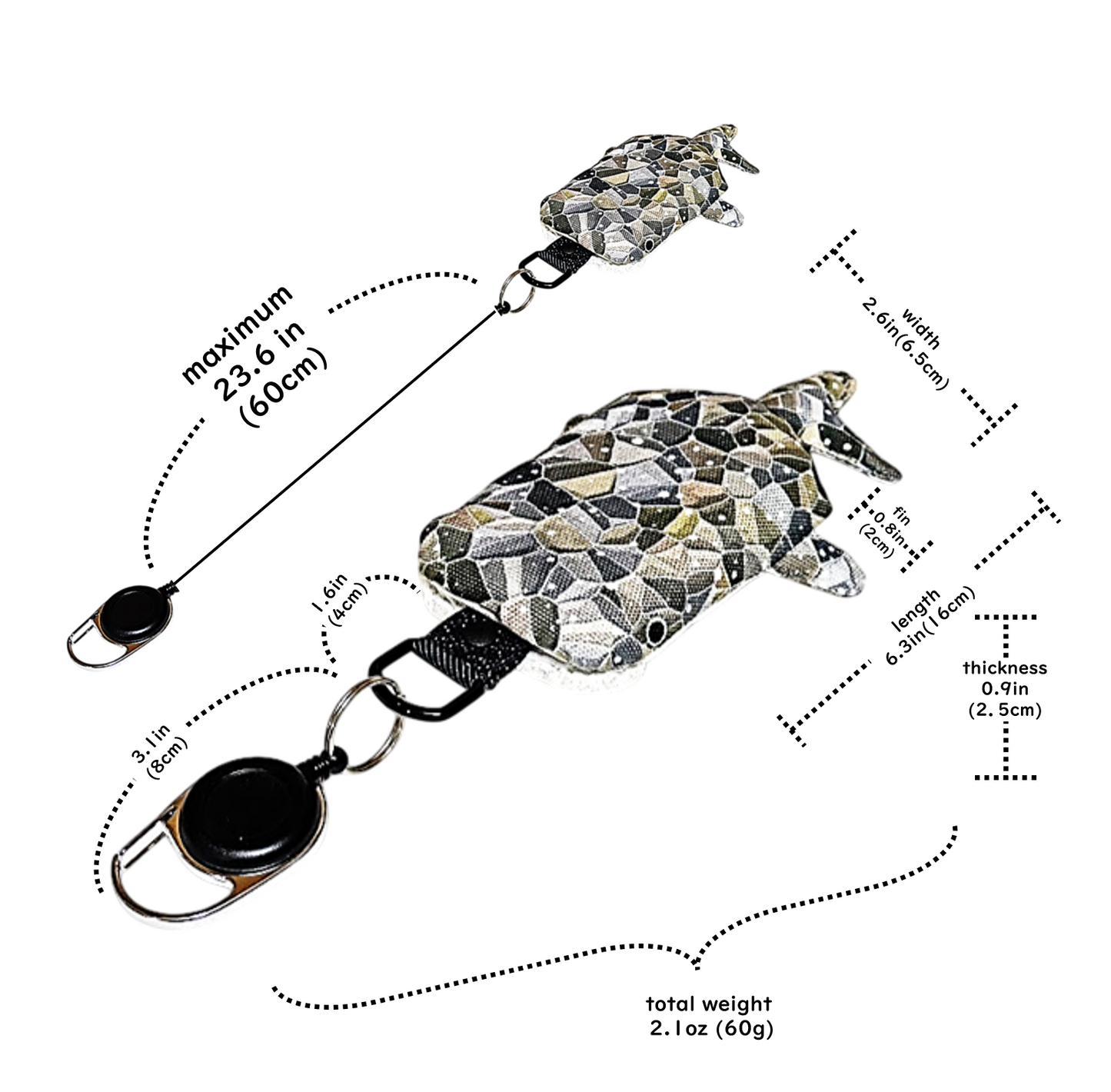 ジンベイザメ型パスケース　「しっくり こじんべい」