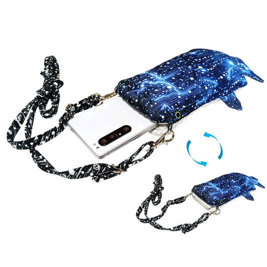 ジンベイザメ型スマホショルダー　「しっくり じんべい」