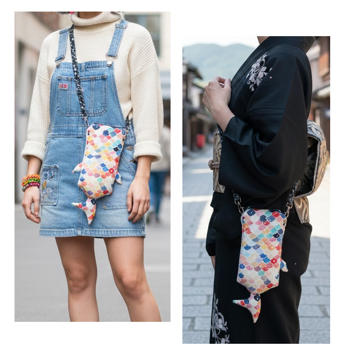 ジンベイザメ型スマホショルダー　「しっくり じんべい」