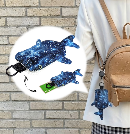 ジンベイザメ型パスケース　「しっくり こじんべい」